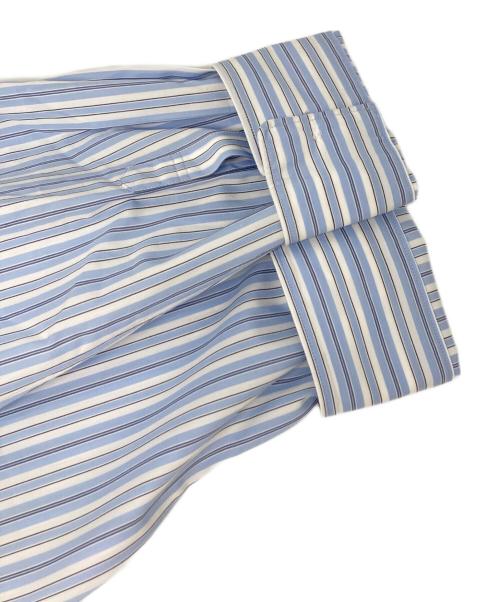 COMME des GARCONS HOMME DEUX（コムデギャルソン オム ドゥ）COMME des GARCONS HOMME DEUX (コムデギャルソン オム ドゥ) コットンブロードストライプシャツ ブルー サイズ:Mの古着・服飾アイテム