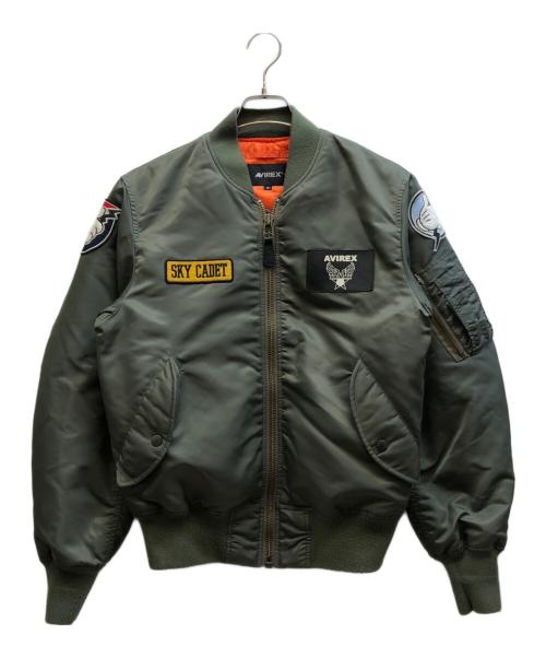 AVIREX（アヴィレックス）AVIREX (アヴィレックス) DISNEY (ディズニー) MA-1ジャケット カーキ サイズ:Mの古着・服飾アイテム