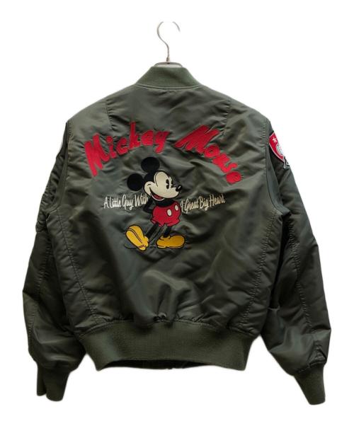 AVIREX（アヴィレックス）AVIREX (アヴィレックス) DISNEY (ディズニー) MA-1ジャケット カーキ サイズ:Mの古着・服飾アイテム