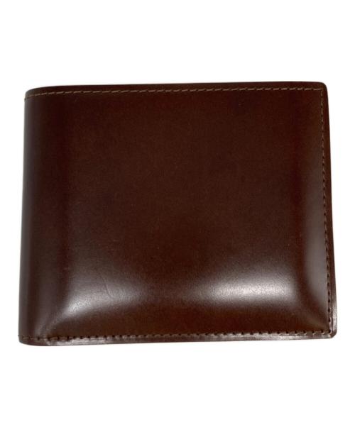 GANZO（ガンゾ）GANZO (ガンゾ) コードバン2つ折り財布 ブラウンの古着・服飾アイテム