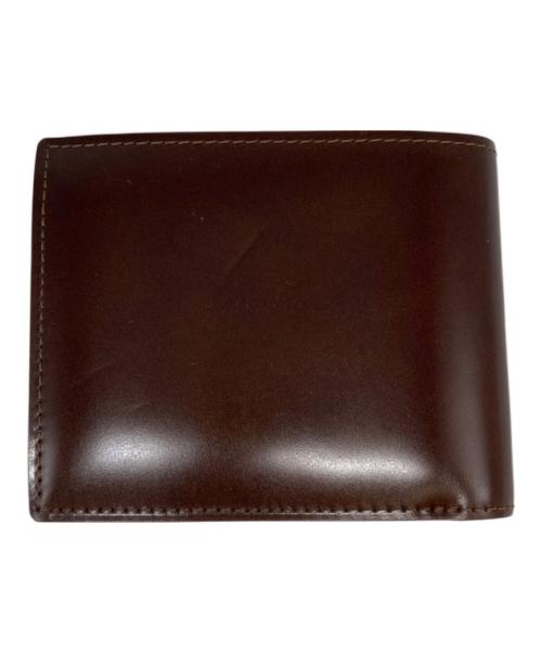 GANZO（ガンゾ）GANZO (ガンゾ) コードバン2つ折り財布 ブラウンの古着・服飾アイテム