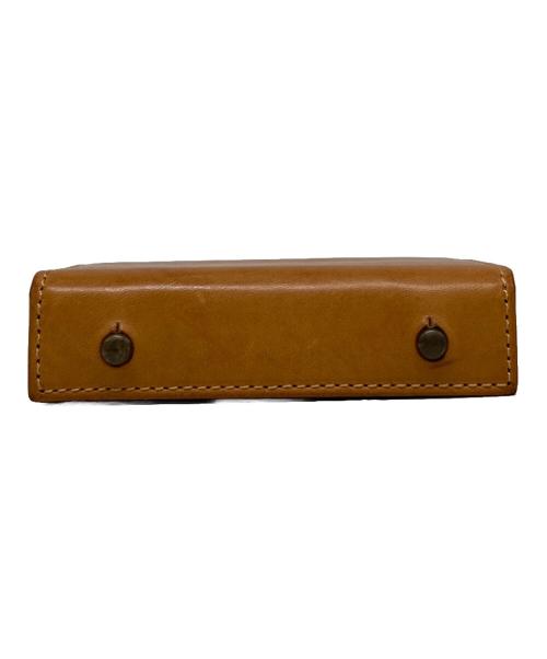 M+（エムピウ）m+ (エムピウ) 2つ折り財布 ブラウンの古着・服飾アイテム