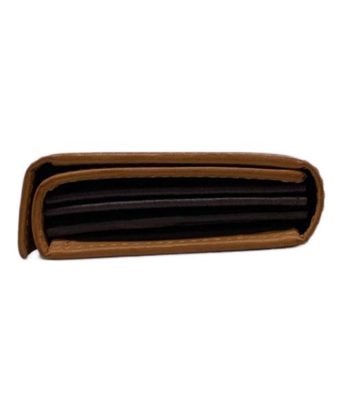 M+（エムピウ）m+ (エムピウ) 2つ折り財布 ブラウンの古着・服飾アイテム