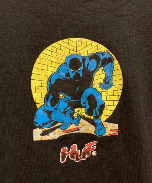 HUF（ハフ）HUF (ハフ) MARVEL AVENGERS (マーベル アベンジャーズ) NIGHT PROWLING TEE ブラック サイズ:Mの古着・服飾アイテム