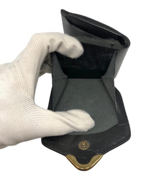 cramp（クランプ）CRAMP (クランプ) UKブライドルレザーコンパクトウォレット ブラックの古着・服飾アイテム