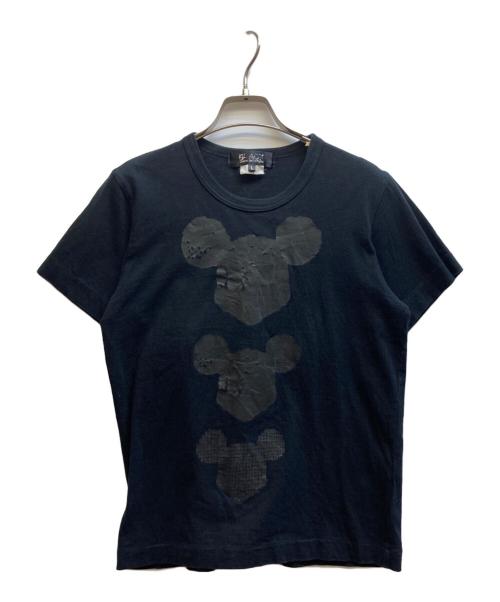 BLACK COMME des GARCONS（ブラックコムデギャルソン）BLACK COMME des GARCONS (ブラックコムデギャルソン) プリントTシャツ ブラック サイズ:Lの古着・服飾アイテム