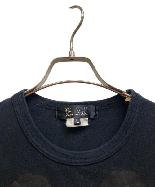 BLACK COMME des GARCONS（ブラックコムデギャルソン）BLACK COMME des GARCONS (ブラックコムデギャルソン) プリントTシャツ ブラック サイズ:Lの古着・服飾アイテム