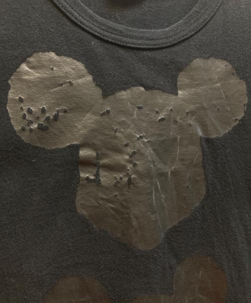 BLACK COMME des GARCONS（ブラックコムデギャルソン）BLACK COMME des GARCONS (ブラックコムデギャルソン) プリントTシャツ ブラック サイズ:Lの古着・服飾アイテム