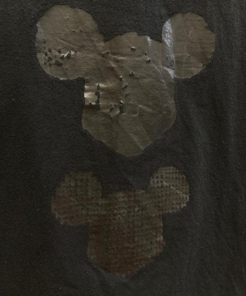 BLACK COMME des GARCONS（ブラックコムデギャルソン）BLACK COMME des GARCONS (ブラックコムデギャルソン) プリントTシャツ ブラック サイズ:Lの古着・服飾アイテム