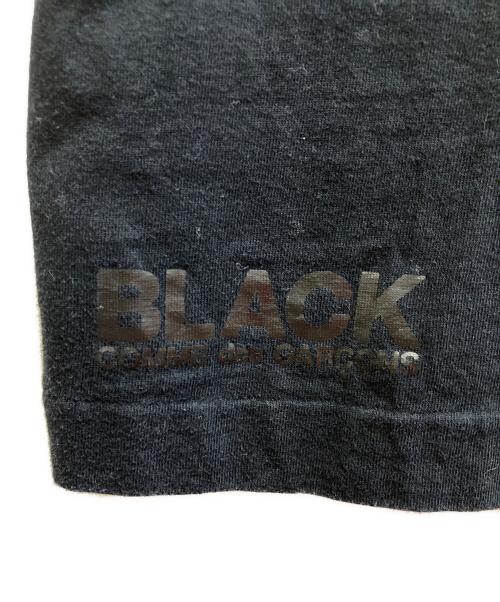 BLACK COMME des GARCONS（ブラックコムデギャルソン）BLACK COMME des GARCONS (ブラックコムデギャルソン) プリントTシャツ ブラック サイズ:Lの古着・服飾アイテム