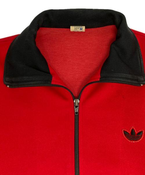 adidas（アディダス）adidas (アディダス) 60~70'sトラックジャケット レッド サイズ:Mの古着・服飾アイテム