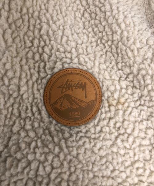 stussy（ステューシー）stussy (ステューシー) ボアジャケット ベージュ サイズ:Mの古着・服飾アイテム
