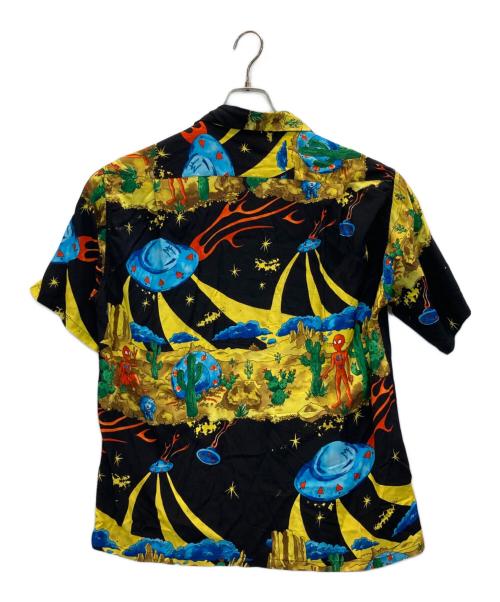 MISTER FREEDOM（ミスターフリーダム）MISTER FREEDOM (ミスターフリーダム) Sun Surf (サンサーフ) ロックンロールS/Sシャツ ブラック サイズ:Lの古着・服飾アイテム