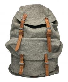 スイス軍（スイスアーミー）の古着「キャンバスリュック」｜カーキ