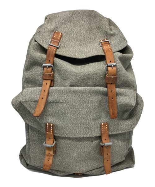 スイス軍（スイスアーミー）スイス軍 (スイスアーミー) キャンバスリュック カーキの古着・服飾アイテム