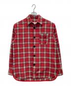 MARNIマルニ）の古着「レギュラーカラーチェックシャツ」｜レッド