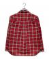 MARNI (マルニ) レギュラーカラーチェックシャツ レッド サイズ:46：14000円