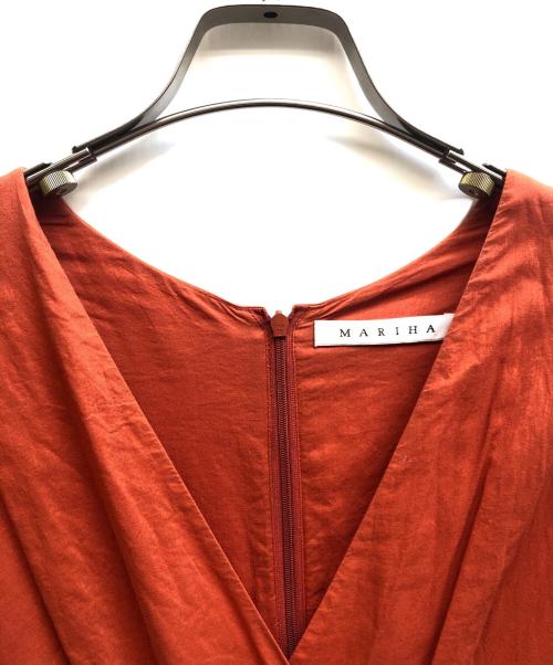 MARIHA（マリハ）MARIHA (マリハ) 半袖ワンピース オレンジ サイズ:38の古着・服飾アイテム