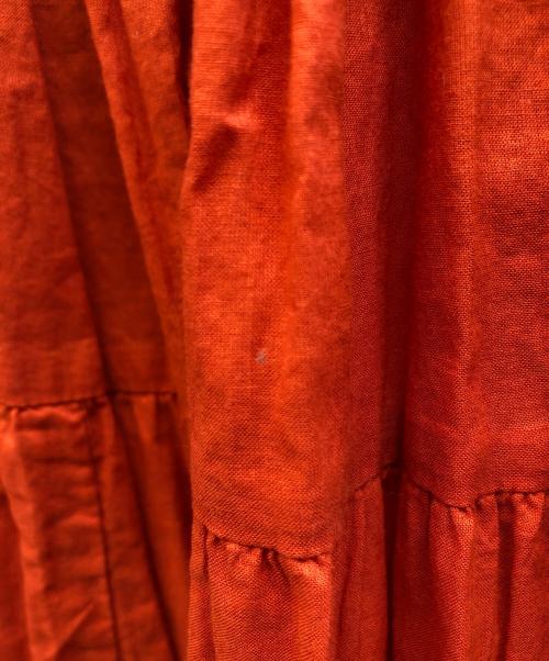 MARIHA（マリハ）MARIHA (マリハ) 半袖ワンピース オレンジ サイズ:38の古着・服飾アイテム