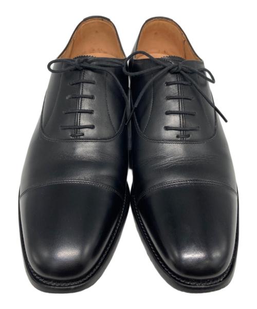 SCOTCH GRAIN（スコッチグレイン）SCOTCH GRAIN (スコッチグレイン) ストレートチップシューズ ブラック サイズ:24 1/2の古着・服飾アイテム
