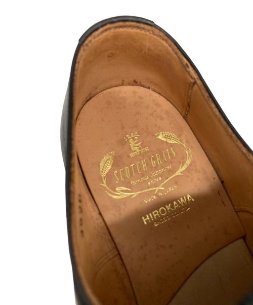 SCOTCH GRAIN（スコッチグレイン）SCOTCH GRAIN (スコッチグレイン) ストレートチップシューズ ブラック サイズ:24 1/2の古着・服飾アイテム