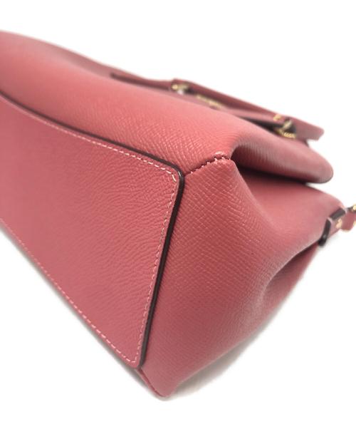 COACH（コーチ）COACH (コーチ) ミニセージキャリーオールハンドバッグ ピンクの古着・服飾アイテム