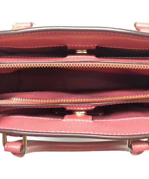 COACH（コーチ）COACH (コーチ) ミニセージキャリーオールハンドバッグ ピンクの古着・服飾アイテム