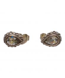STAR JEWELRY（スタージュエリー）の古着「しずくモチーフピアス」｜シルバー