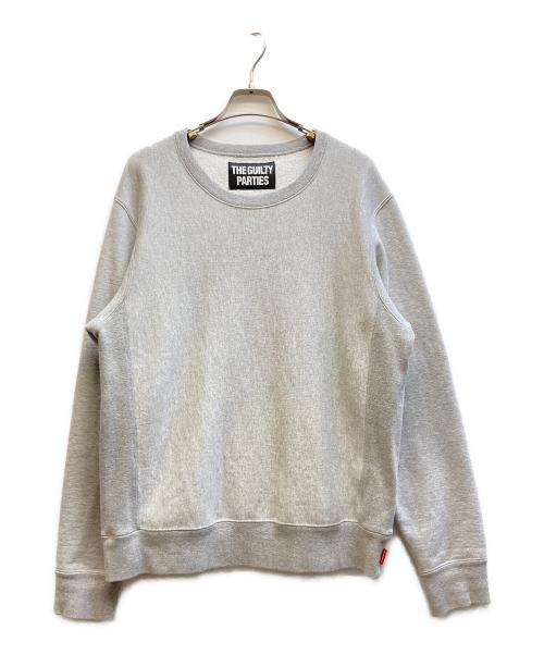 WACKO MARIA（ワコマリア）WACKO MARIA (ワコマリア) GUILTY PARTIES バックプリントスウェット グレー サイズ:Ⅿの古着・服飾アイテム