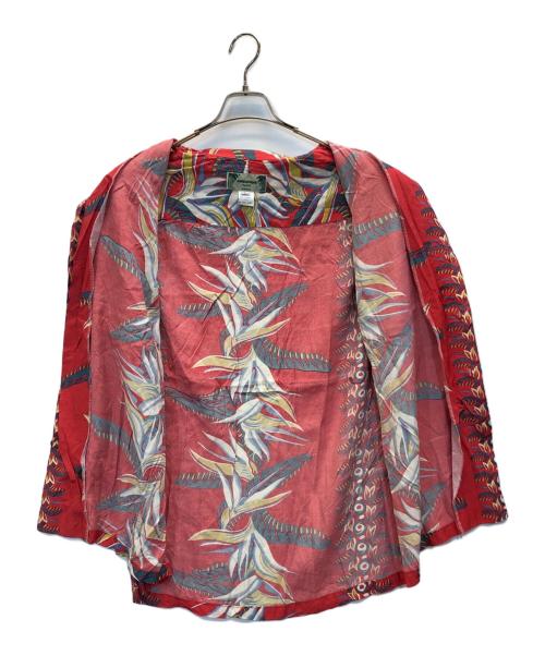 KAMEHAMEHA（カメハメハ）KAMEHAMEHA (カメハメハ) アロハシャツ レッド サイズ:Lの古着・服飾アイテム