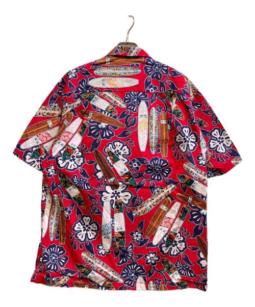 KAMEHAMEHA（カメハメハ）KAMEHAMEHA (カメハメハ) アロハシャツ レッド サイズ:Lの古着・服飾アイテム