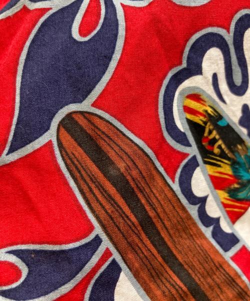 KAMEHAMEHA（カメハメハ）KAMEHAMEHA (カメハメハ) アロハシャツ レッド サイズ:Lの古着・服飾アイテム