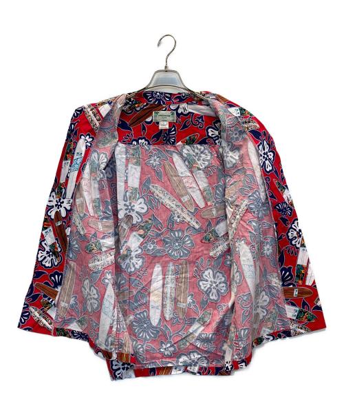 KAMEHAMEHA（カメハメハ）KAMEHAMEHA (カメハメハ) アロハシャツ レッド サイズ:Lの古着・服飾アイテム