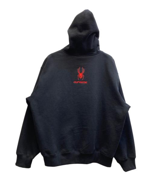 SUPREME（シュプリーム）SUPREME (シュプリーム) SPYDER (スパイダー) 24FW Zip Up Hooded Sweatshirt ブラック サイズ:SMALLの古着・服飾アイテム