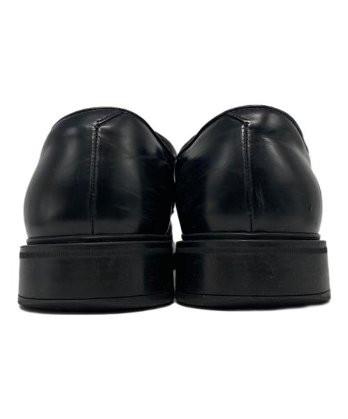 PRADA（プラダ）PRADA (プラダ) プレーントゥ ダービーシューズ ブラック サイズ:8の古着・服飾アイテム