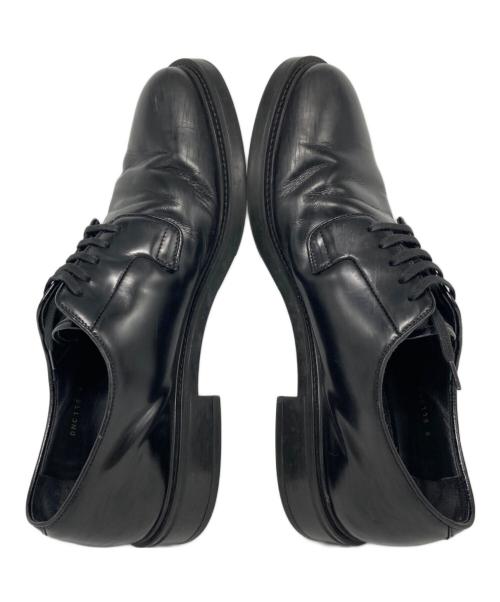 PRADA（プラダ）PRADA (プラダ) プレーントゥ ダービーシューズ ブラック サイズ:8の古着・服飾アイテム