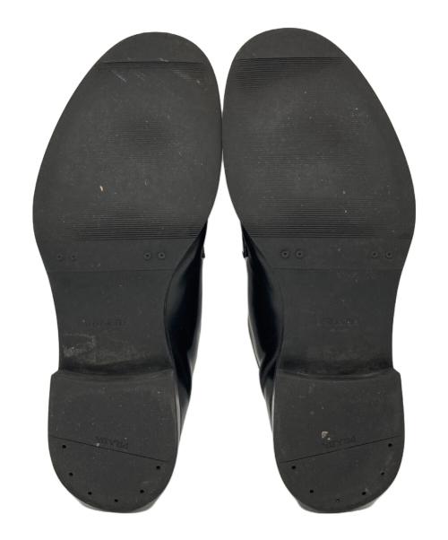 PRADA（プラダ）PRADA (プラダ) プレーントゥ ダービーシューズ ブラック サイズ:8の古着・服飾アイテム