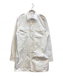 PRADA（プラダ）の古着「コットンポプリンシャツ」｜ホワイト