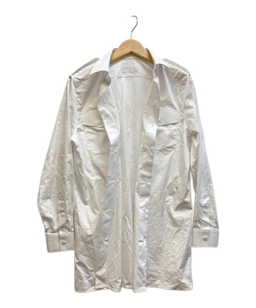 PRADA（プラダ）PRADA (プラダ) コットンポプリンシャツ ホワイト サイズ:37の古着・服飾アイテム