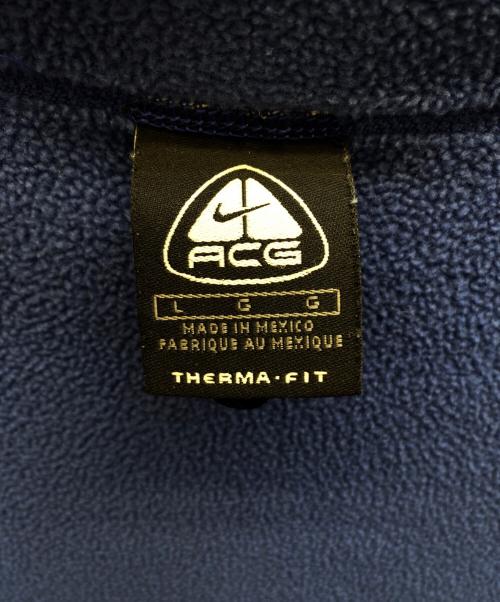 NIKE ACG（ナイキエーシージー）NIKE ACG (ナイキエーシージー) 90‘sポーラーテックフリースジャケット ネイビー サイズ:Lの古着・服飾アイテム