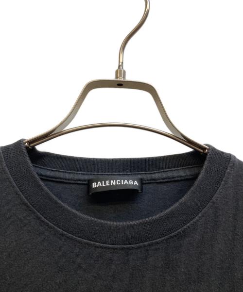 BALENCIAGA（バレンシアガ）BALENCIAGA (バレンシアガ) SINNER 刺繍ビッグサイズTシャツ ブラック サイズ:Mの古着・服飾アイテム