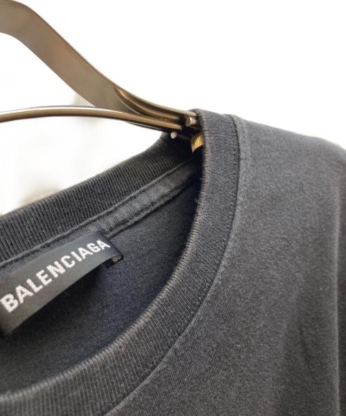 BALENCIAGA（バレンシアガ）BALENCIAGA (バレンシアガ) SINNER 刺繍ビッグサイズTシャツ ブラック サイズ:Mの古着・服飾アイテム