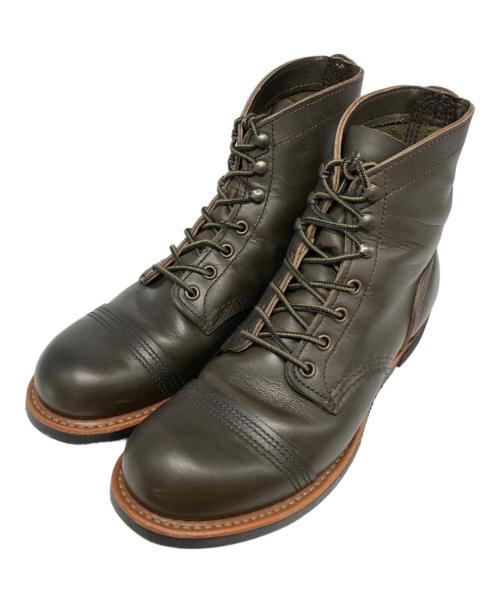 RED WING（レッドウィング）RED WING (レッドウィング) Iron Ranger/アイアンレンジャー カーキ サイズ:US 7.5の古着・服飾アイテム