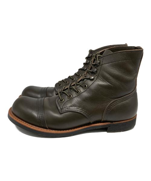 RED WING（レッドウィング）RED WING (レッドウィング) Iron Ranger/アイアンレンジャー カーキ サイズ:US 7.5の古着・服飾アイテム