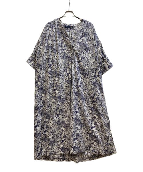 Shower Party（シャワーパーティー）Shower Party (シャワーパーティー) 花柄ワンピース ネイビー サイズ:1の古着・服飾アイテム