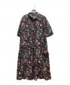 Shower Partyシャワーパーティー）の古着「花柄ワンピース」｜ブラック