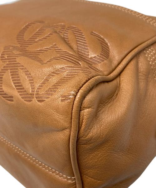 LOEWE（ロエベ）LOEWE (ロエベ) アナグラムロゴ ミニハンドバッグ ブラウンの古着・服飾アイテム