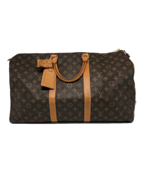 LOUIS VUITTON（ルイ ヴィトン）LOUIS VUITTON (ルイ ヴィトン) キーポル50 トラベルバッグ ブラウンの古着・服飾アイテム