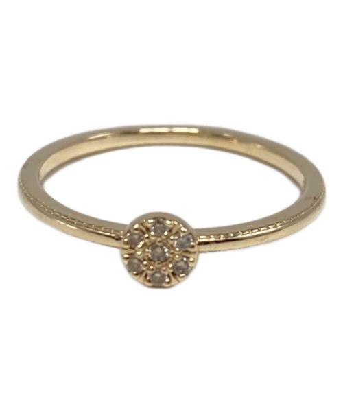 agete（アガット）agete (アガット) K10 ゴールドリング サイズ:9号の古着・服飾アイテム