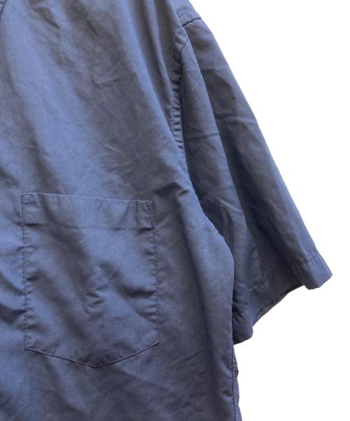 COMME des GARCONS HOMME DEUX（コムデギャルソン オム ドゥ）COMME des GARCONS HOMME DEUX (コムデギャルソン オム ドゥ) 製品染めエステル半袖シャツ ネイビー サイズ:Mの古着・服飾アイテム
